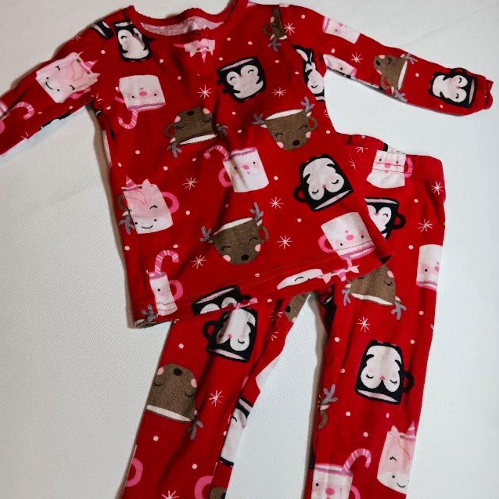 Just One You by Carters Holiday 2-Piece Pajama Set, 12M